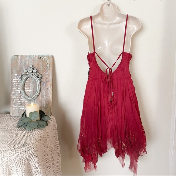 NWT Free People X Brenda Knight Mini Ophelia Dress - Picture 3 of 16